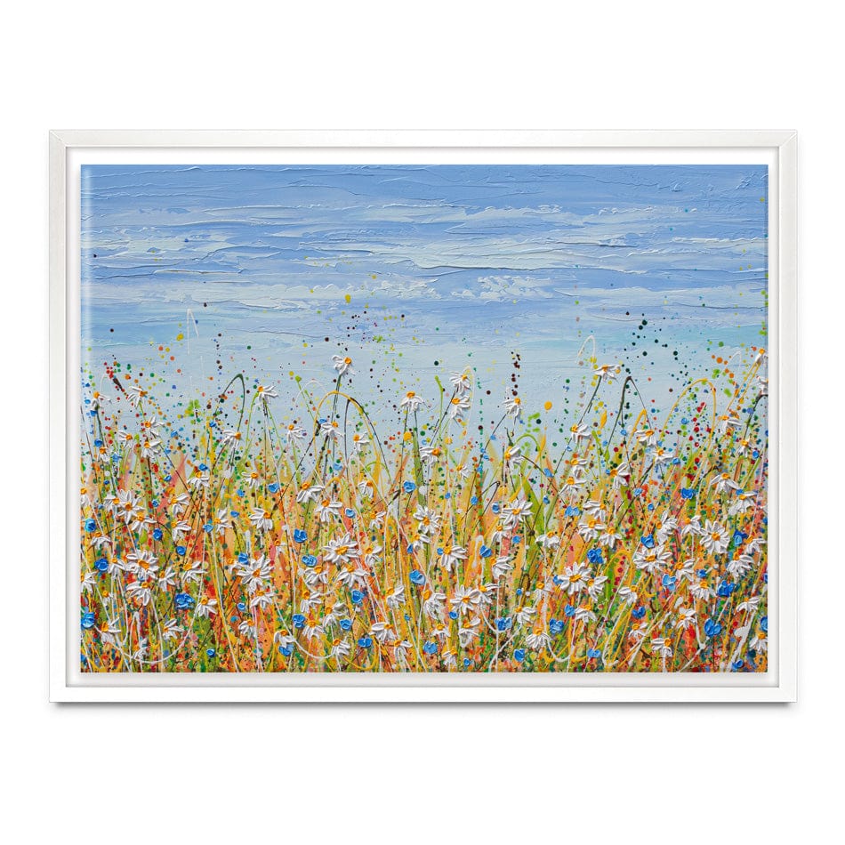 Daisies In August Canvas Print wall art product Olga Tkachyk