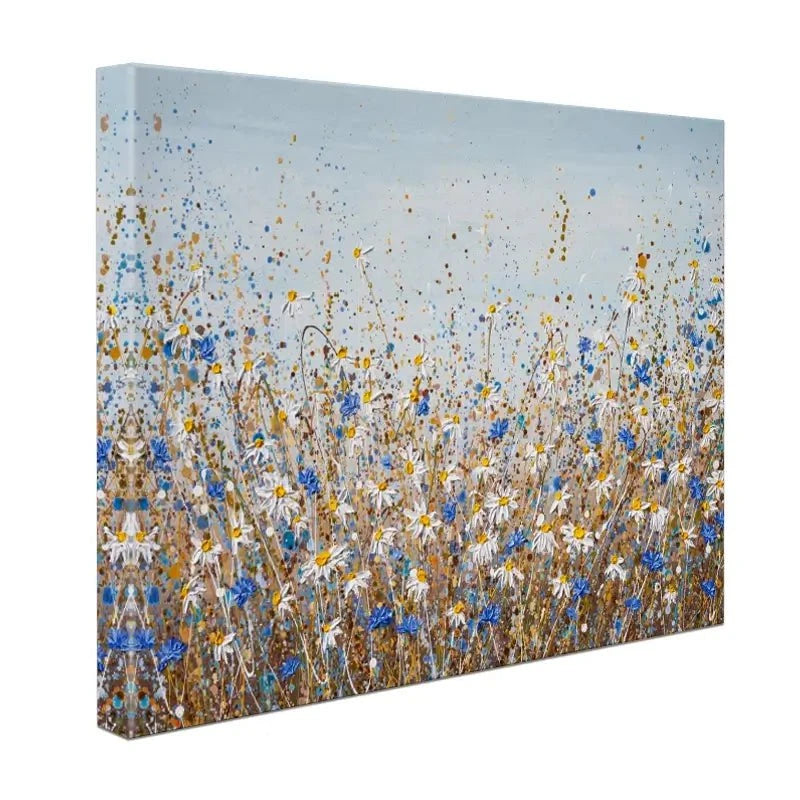 Daisies In September Canvas Print Daisies In September Canvas Print wall art product Olga Tkachyk