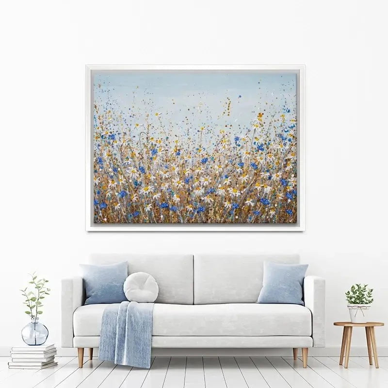 Daisies In September Canvas Print Daisies In September Canvas Print wall art product Olga Tkachyk