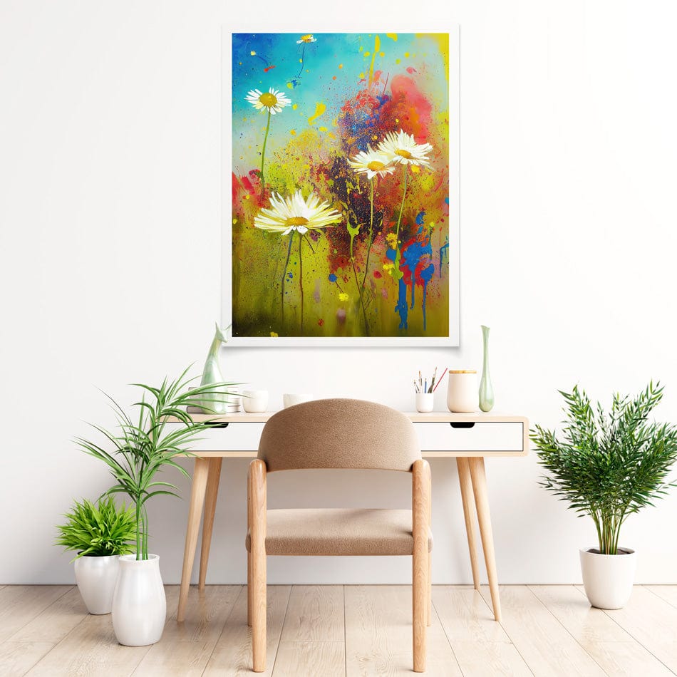 Daisy Adventures Art Print wall art product / Shutterstock