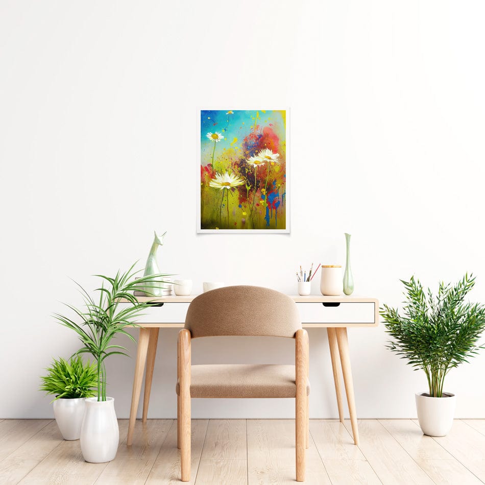 Daisy Adventures Art Print wall art product / Shutterstock