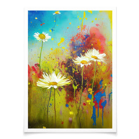 Daisy Adventures Art Print wall art product / Shutterstock