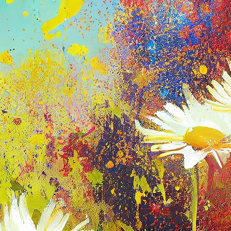 Daisy Adventures Art Print wall art product / Shutterstock