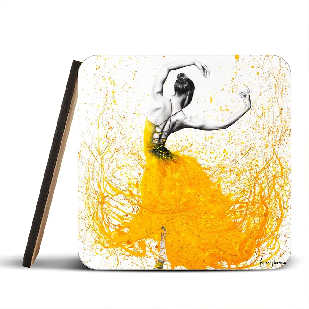 Daisy Dance Coaster Set Daisy Dance Coaster Set wall art product Ashvin Harrison