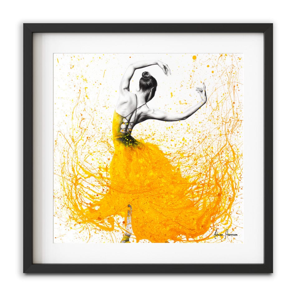 Daisy Dance Square Framed Art Print wall art product Ashvin Harrison