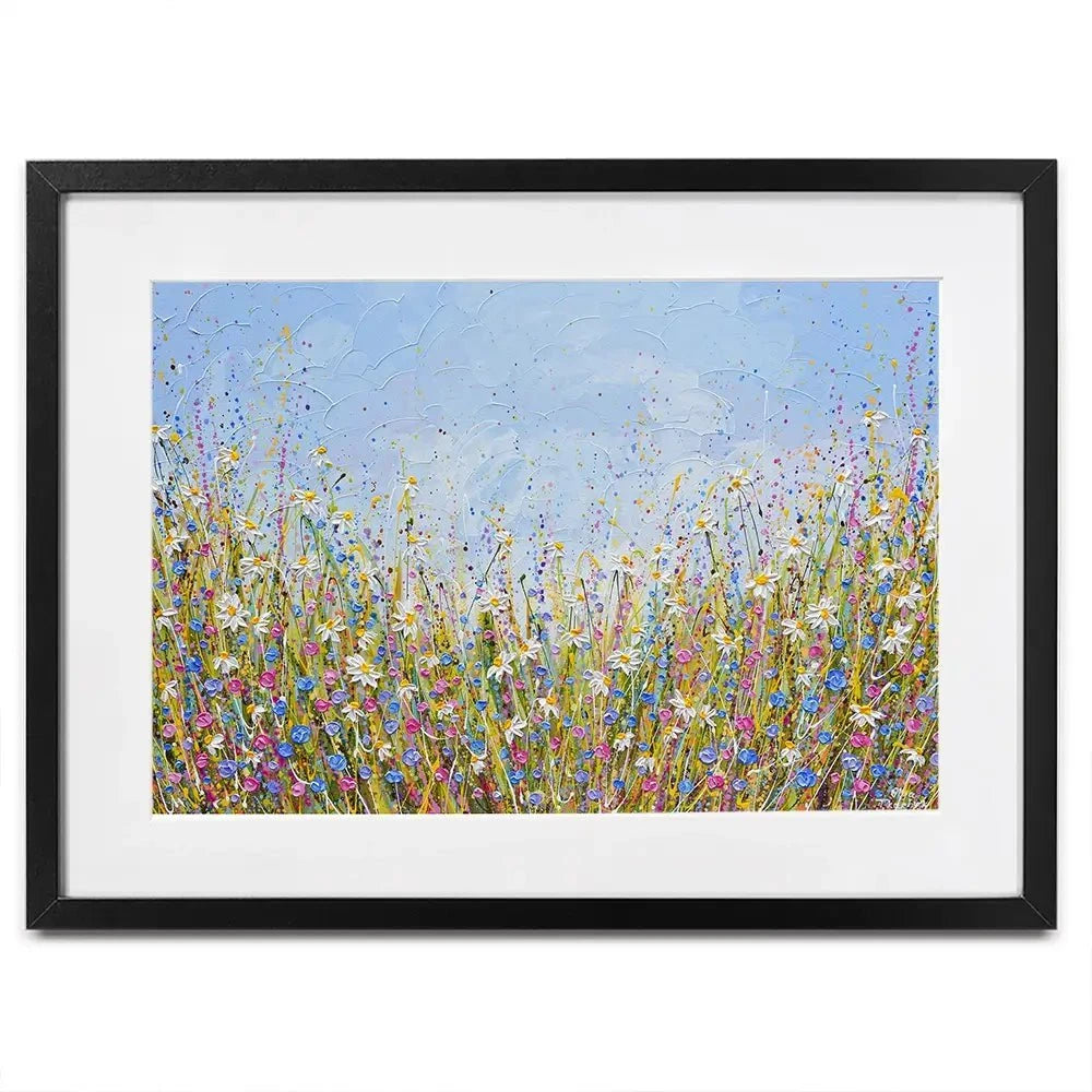 Daisy Joy Framed Art Print Daisy Joy Framed Art Print wall art product Olga Tkachyk