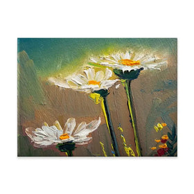 Daisy Oil Painting Canvas Print Daisy Oil Painting Canvas Print wall art product S-BELOV / Shutterstock