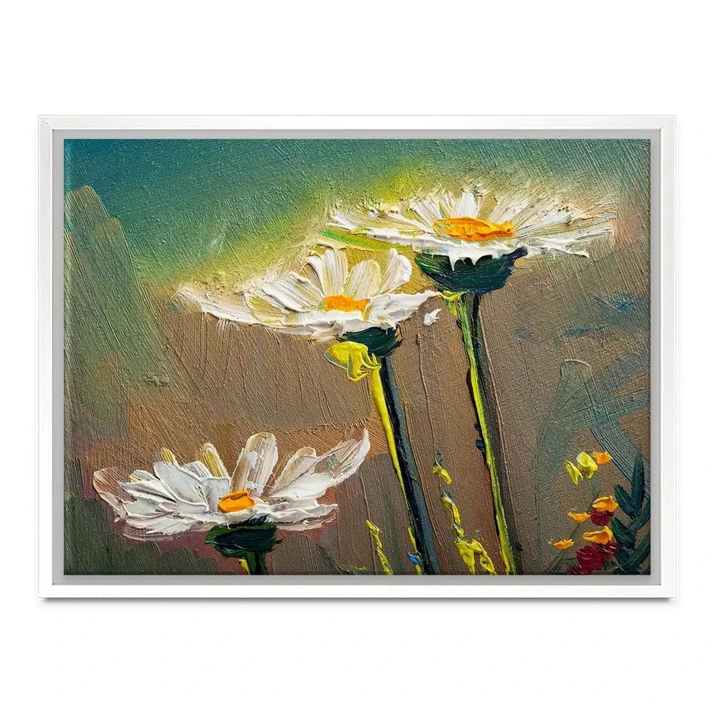 Daisy Oil Painting Canvas Print Daisy Oil Painting Canvas Print wall art product S-BELOV / Shutterstock