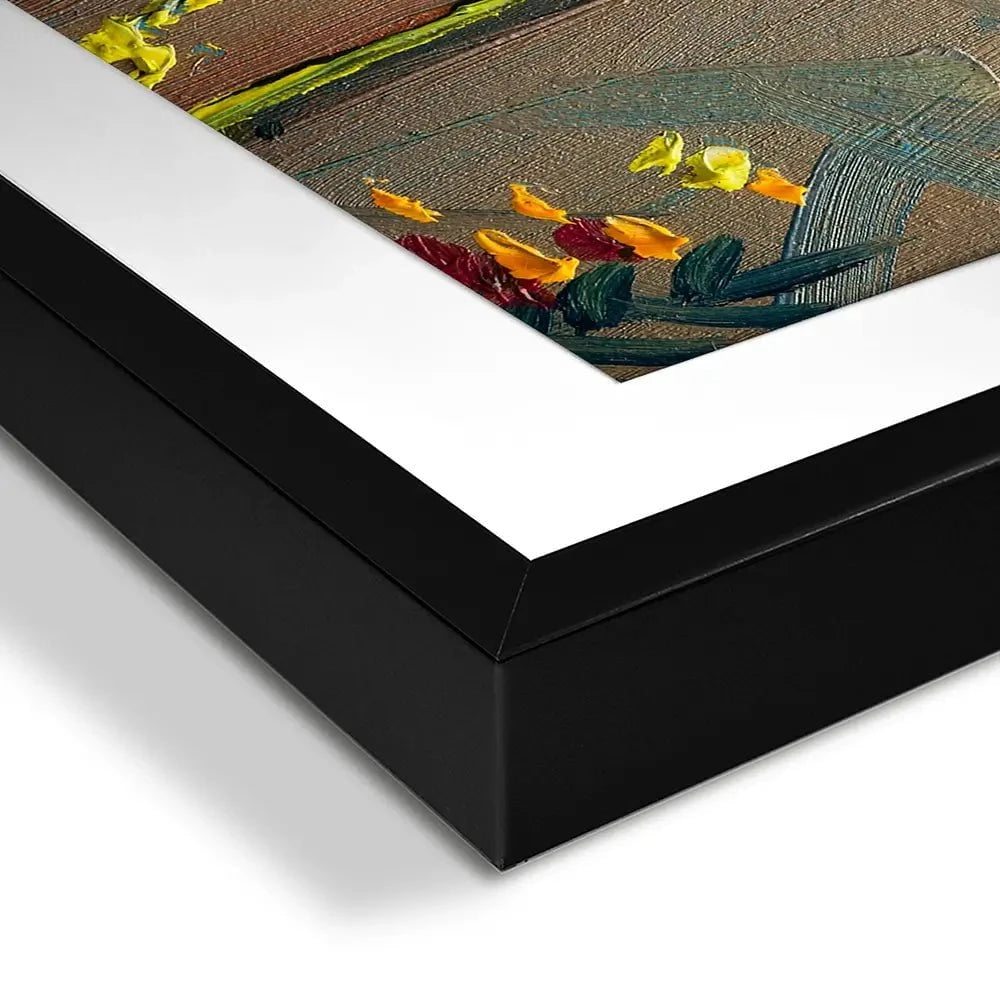 Daisy Oil Painting Framed Art Print Daisy Oil Painting Framed Art Print wall art product S-BELOV / Shutterstock