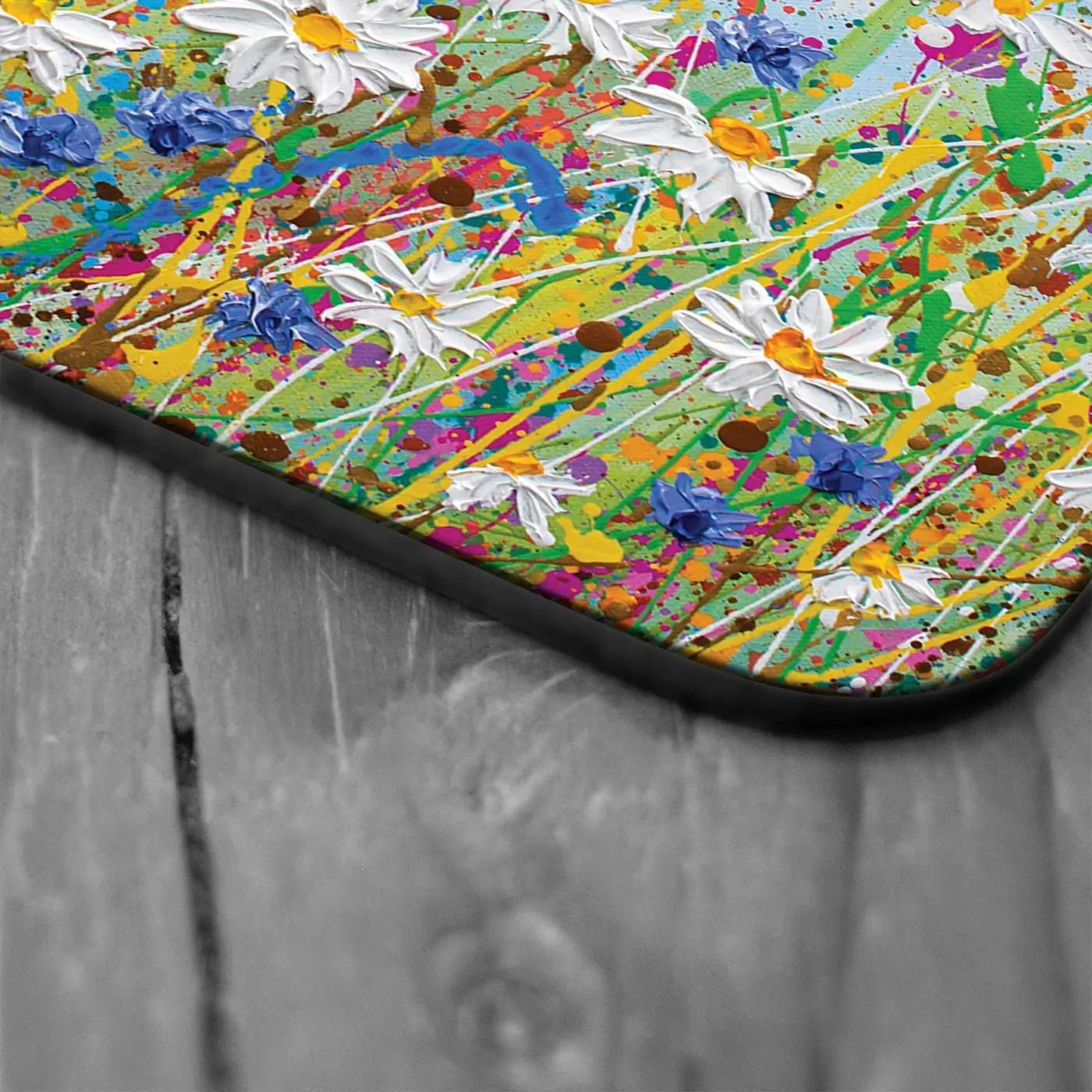 Daisy Splash Coaster Set Daisy Splash Coaster Set | Daisy Splash Art Coasters wall art product Olga Tkachyk
