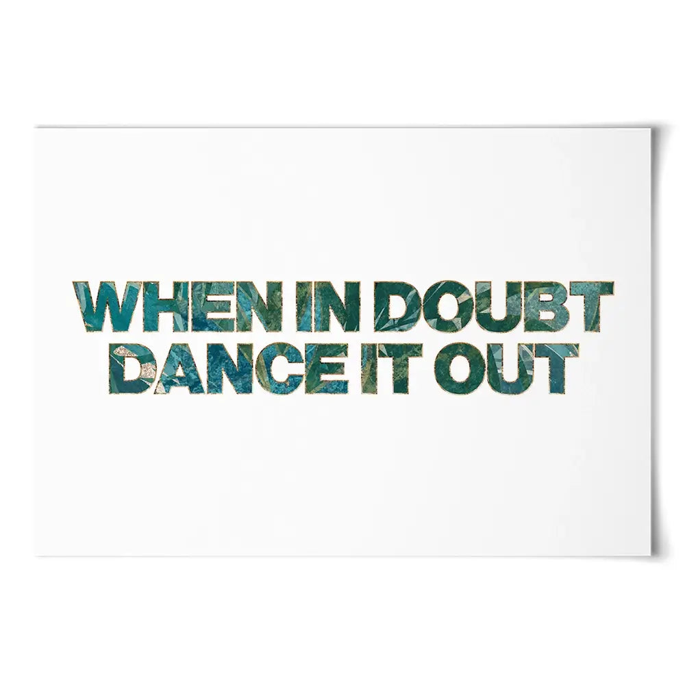 Dance It Out Art Print Dance It Out Art Print wall art product Sarah Manovski