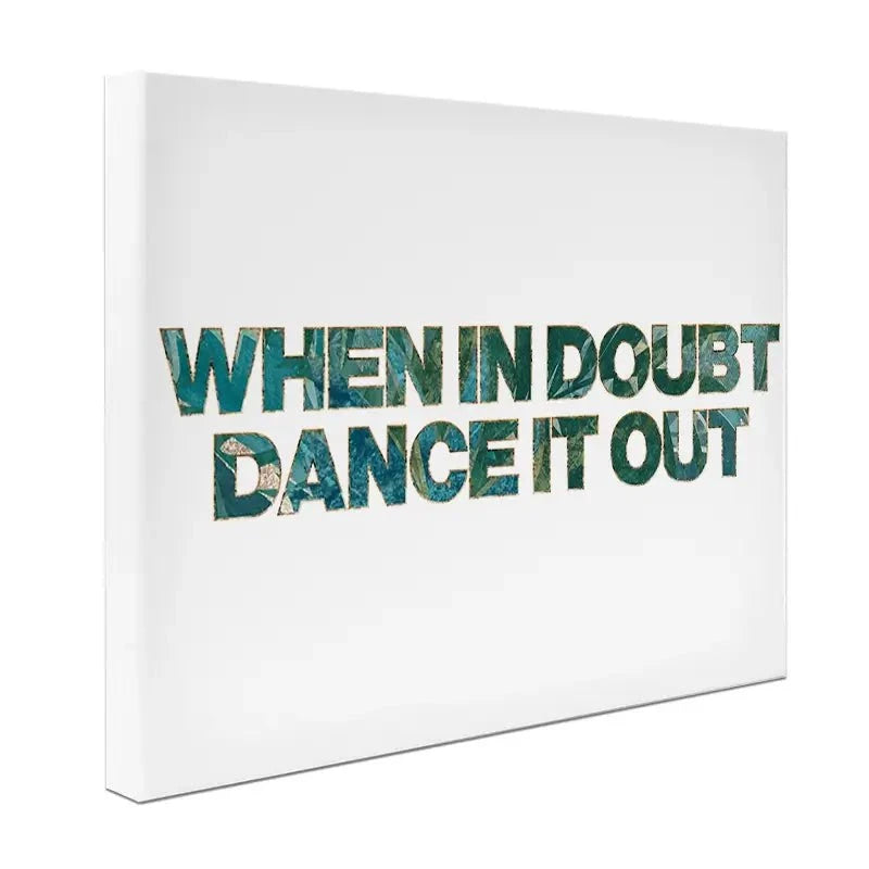 Dance It Out Canvas Print Dance It Out Canvas Print wall art product Sarah Manovski
