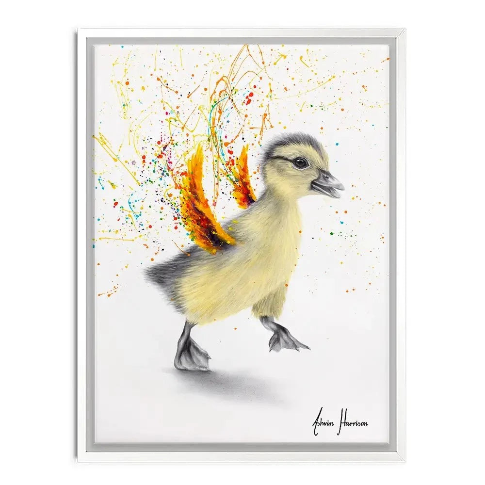 Dancing Duckling Canvas Print Dancing Duckling Canvas Print wall art product Ashvin Harrison