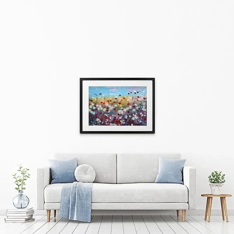 Dancing In The Breeze Framed Art Print Dancing In The Breeze Framed Art Print wall art product Laure Bury