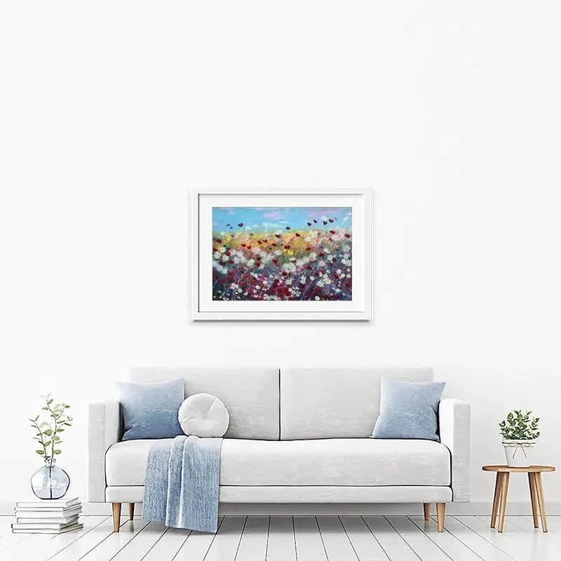 Dancing In The Breeze Framed Art Print Dancing In The Breeze Framed Art Print wall art product Laure Bury