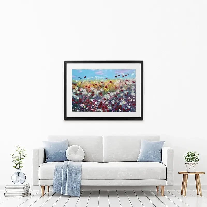 Dancing In The Breeze Framed Art Print Dancing In The Breeze Framed Art Print wall art product Laure Bury