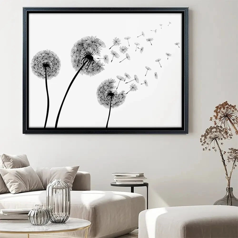Dandelions Canvas Print Dandelions Canvas Print wall art product Pavlo S / Shutterstock