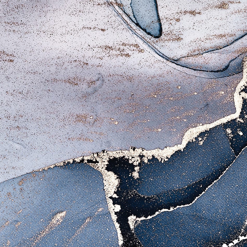Dark Blue Marble Square Canvas Print wall art product djero.adlibeshe yahoo.com / Shutterstock