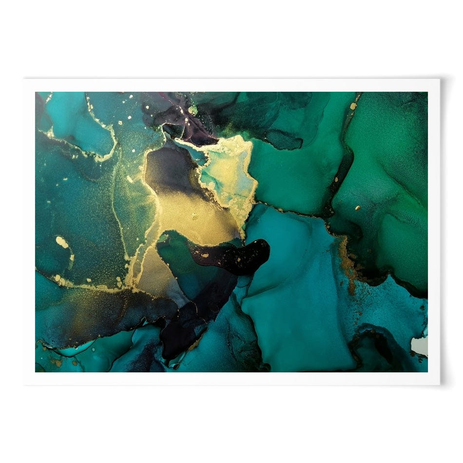 Dark Green Marble Art Print wall art product coldsun777 / Shutterstock