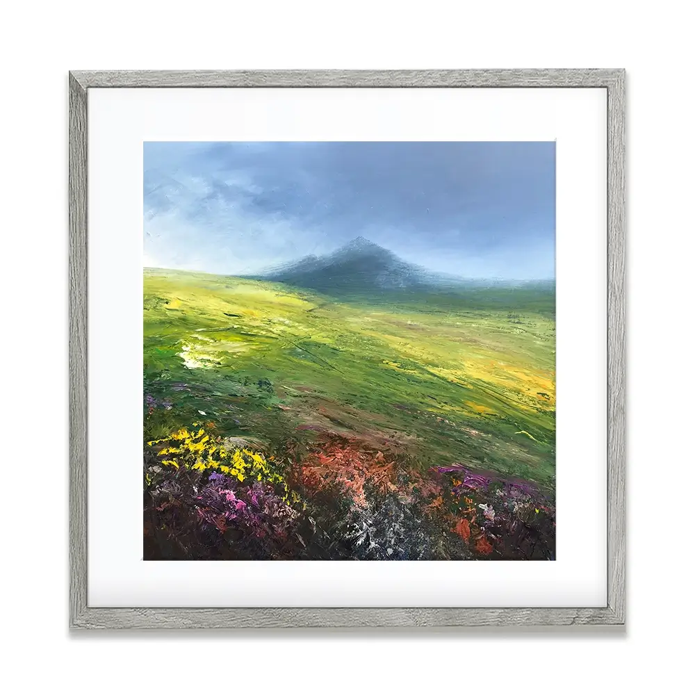 Dartmoor Walk Square Framed Art Print Dartmoor Walk Square Framed Art Print wall art product Laure Bury