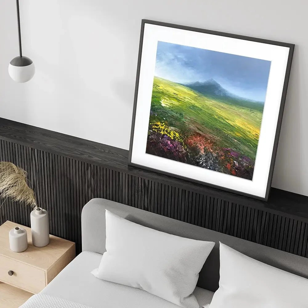 Dartmoor Walk Square Framed Art Print Dartmoor Walk Square Framed Art Print wall art product Laure Bury