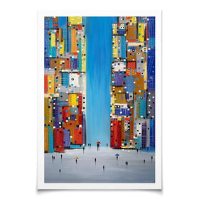 Day In The City Art Print Day In The City Art Print wall art product Ekaterina Ermilkina