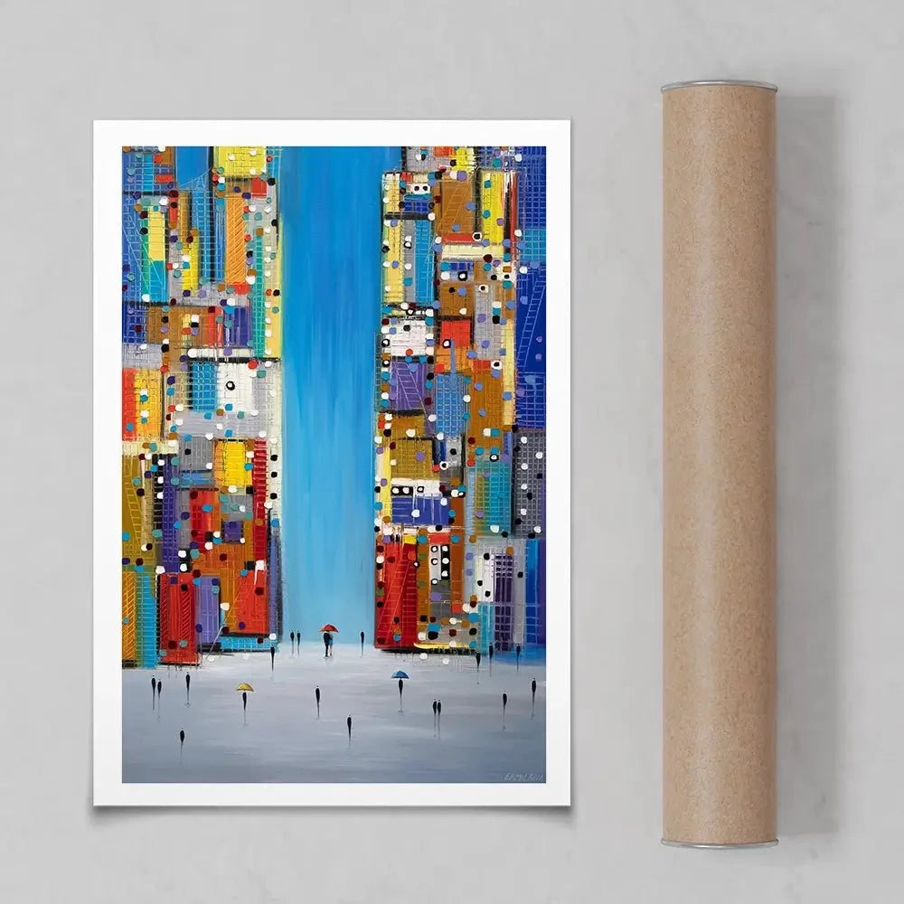 Day In The City Art Print Day In The City Art Print wall art product Ekaterina Ermilkina