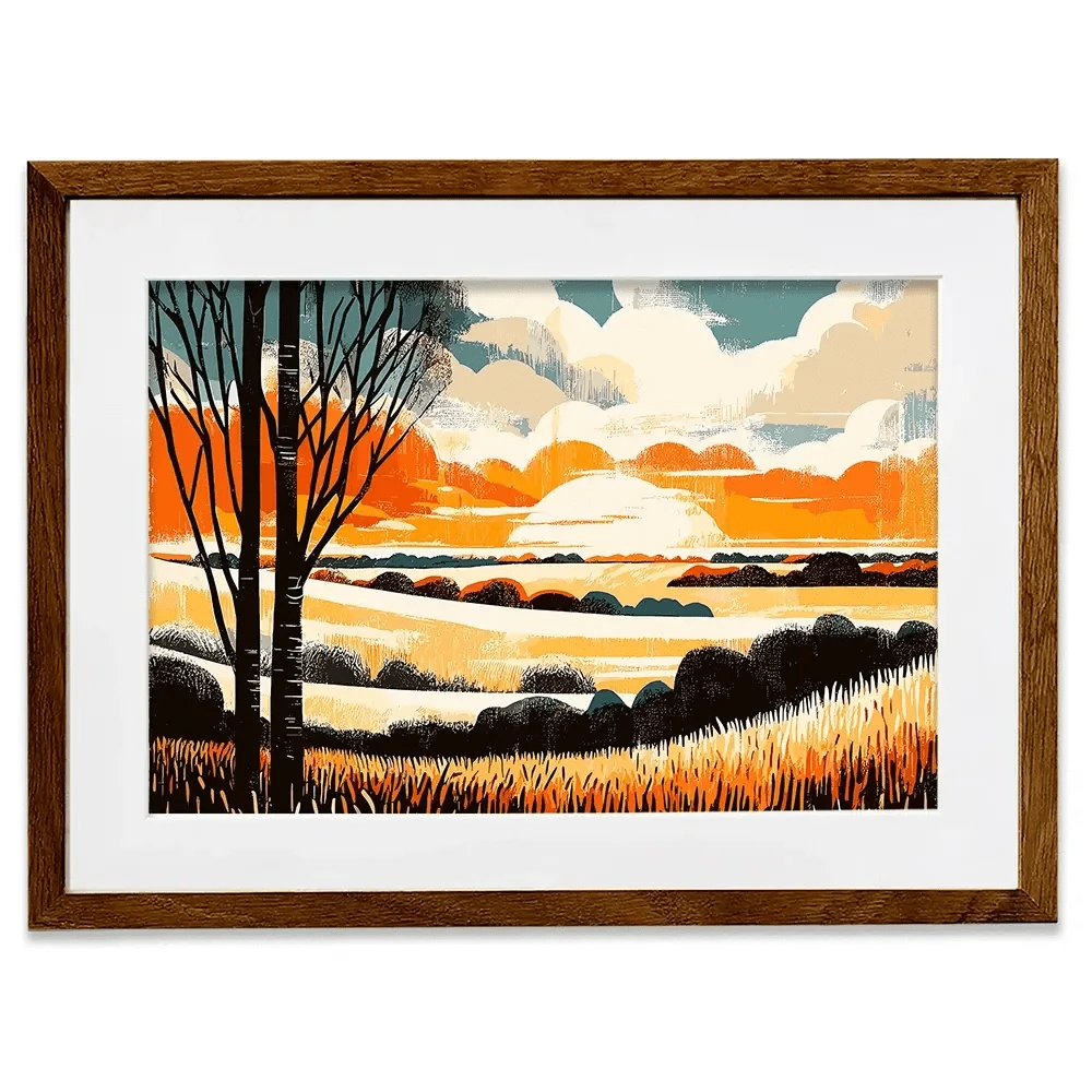 Days End Framed Art Print Days End Framed Art Print wall art product P & M Print Gallery