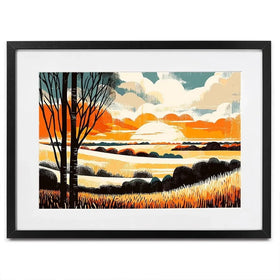 Days End Framed Art Print Days End Framed Art Print wall art product P & M Print Gallery