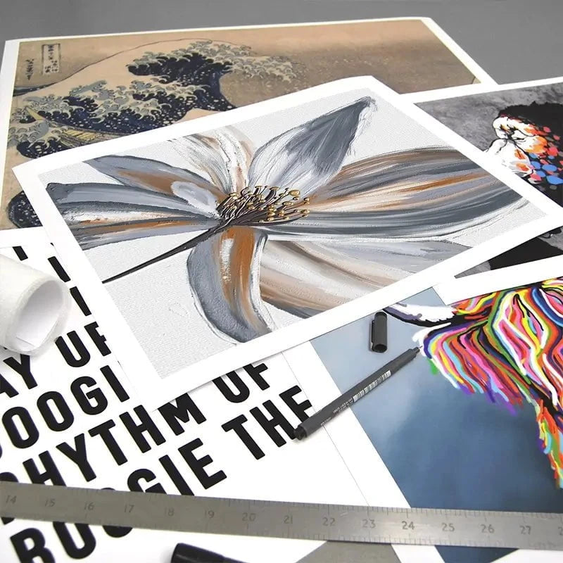 Decorative Flower Art Print Decorative Flower Art Print wall art product Muzi pear studio / Shutterstock