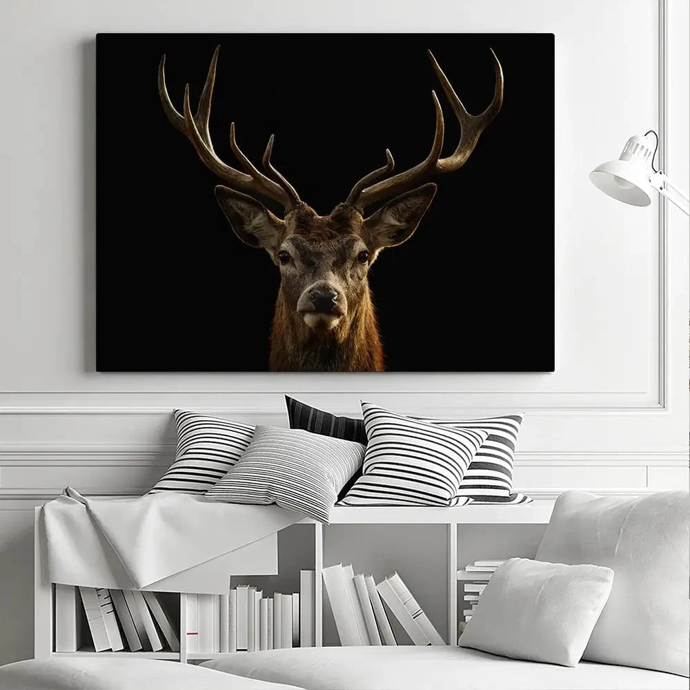 Deer Canvas Print Deer Canvas Print wall art product Brais Seara / Shutterstock