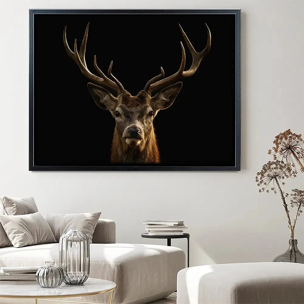 Deer Canvas Print Deer Canvas Print wall art product Brais Seara / Shutterstock