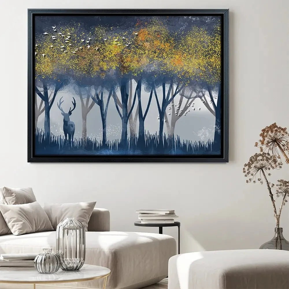 Deer In The Woods Canvas Print Deer In The Woods Canvas Print wall art product Independent
