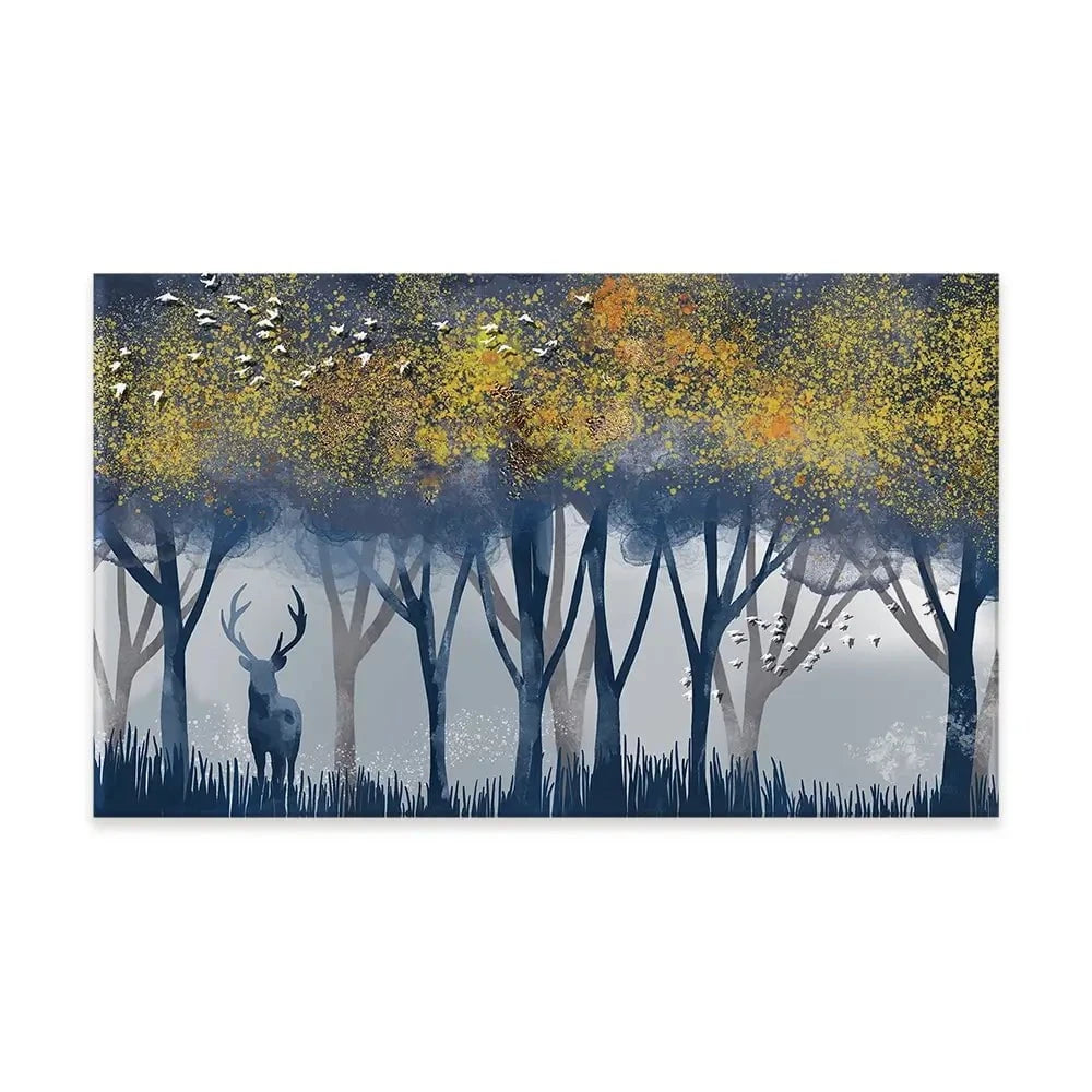 Deer In The Woods Canvas Print Deer In The Woods Canvas Print wall art product Independent