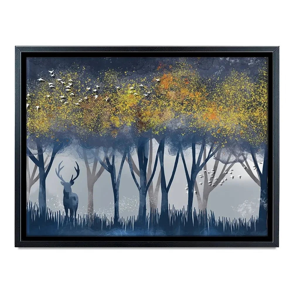 Deer In The Woods Canvas Print Deer In The Woods Canvas Print wall art product Independent