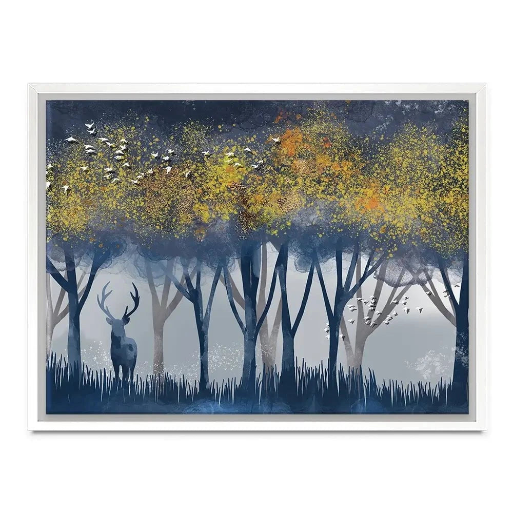 Deer In The Woods Canvas Print Deer In The Woods Canvas Print wall art product Independent