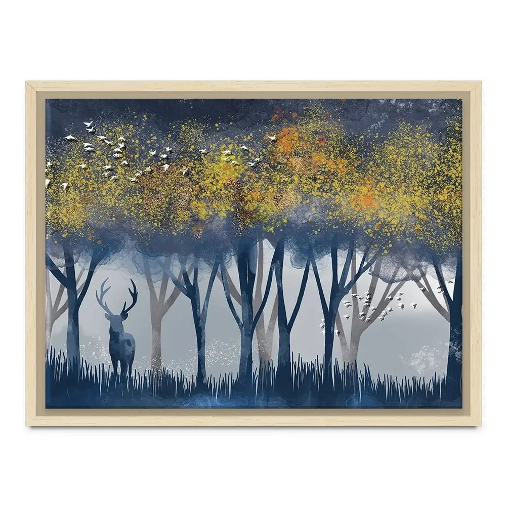 Deer In The Woods Canvas Print Deer In The Woods Canvas Print wall art product Independent