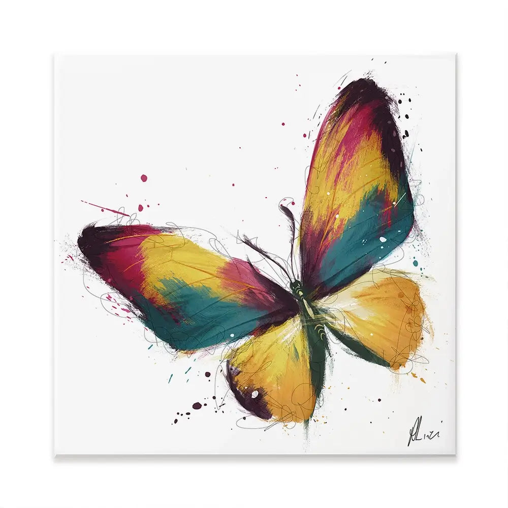 Delicate Butterfly Canvas Print Delicate Butterfly Canvas Print wall art product Aimee Linzi