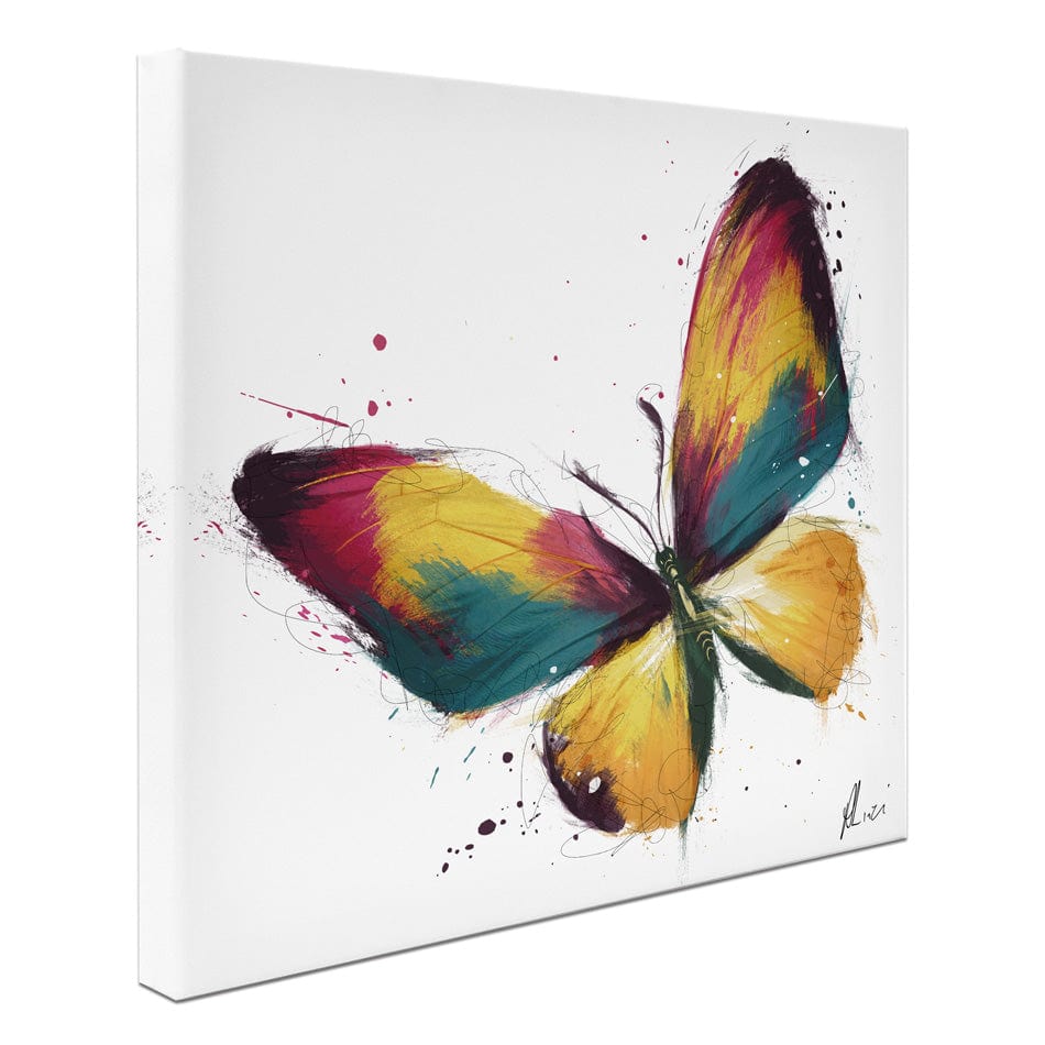 Delicate Butterfly Canvas Print wall art product Aimee Linzi
