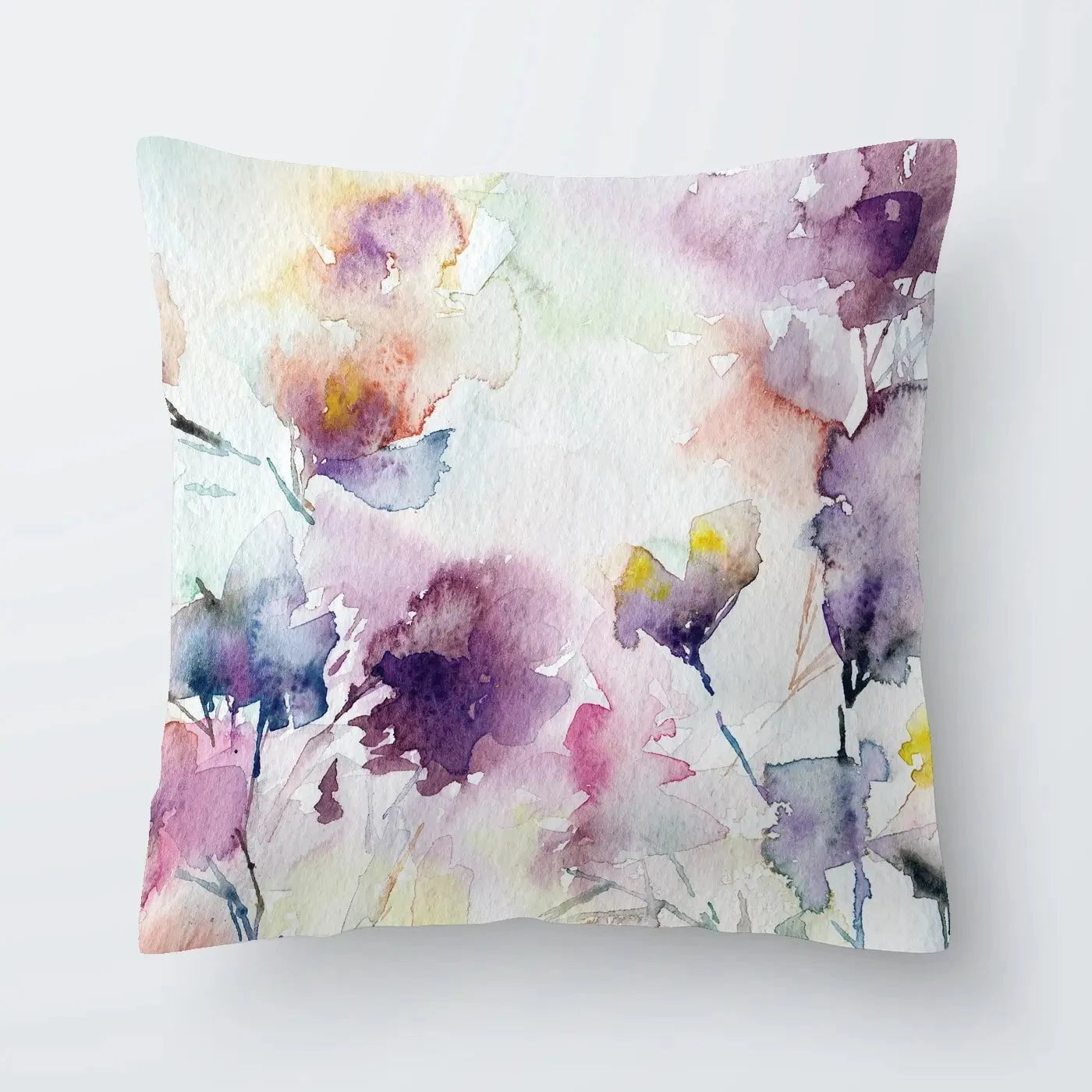 Delicate Floral Watercolour Cushion Delicate Floral Watercolour Cushion wall art product Oaurea / Shutterstock
