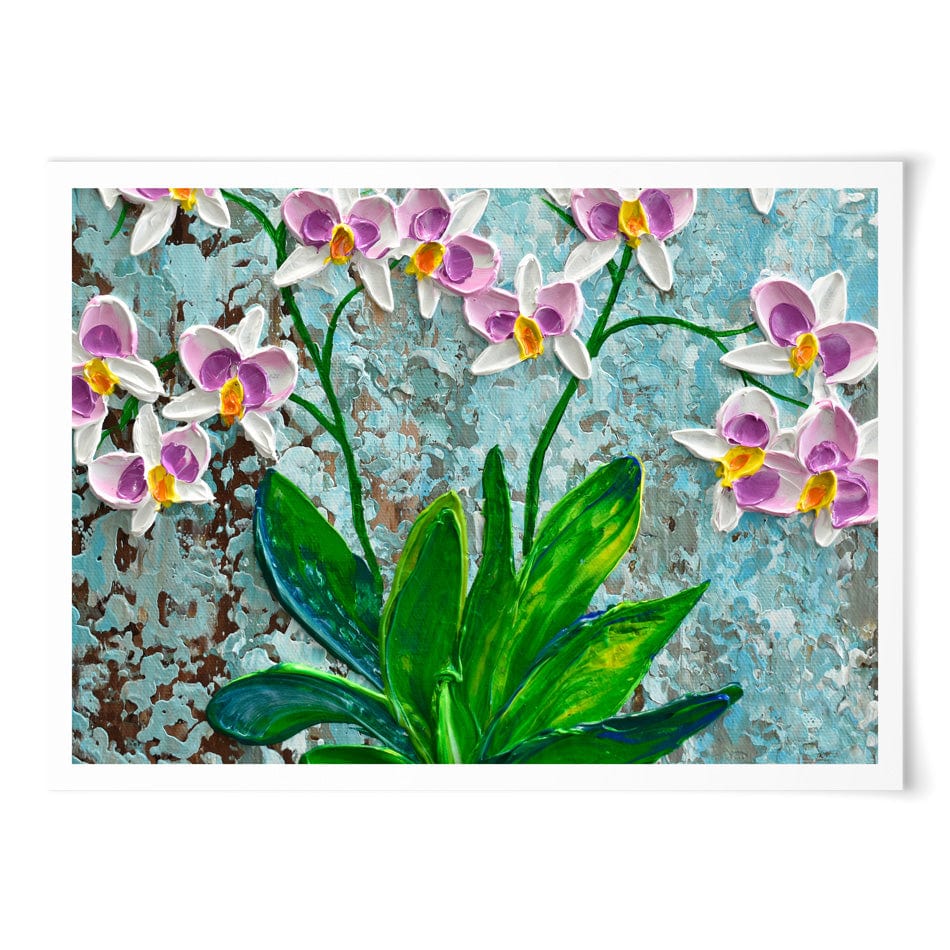 Delicate Orchids Art Print wall art product Olga Tkachyk