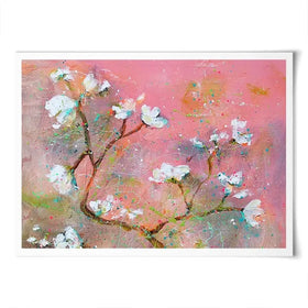 Delicate Pink Blossoms Art Print Delicate Pink Blossoms Art Print wall art product Studio Paint-Ing