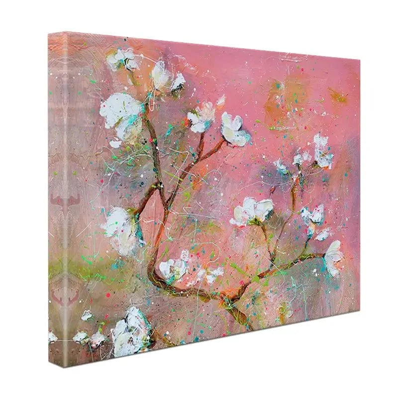 Delicate Pink Blossoms Canvas Print Delicate Pink Blossoms Canvas Print wall art product Studio Paint-Ing