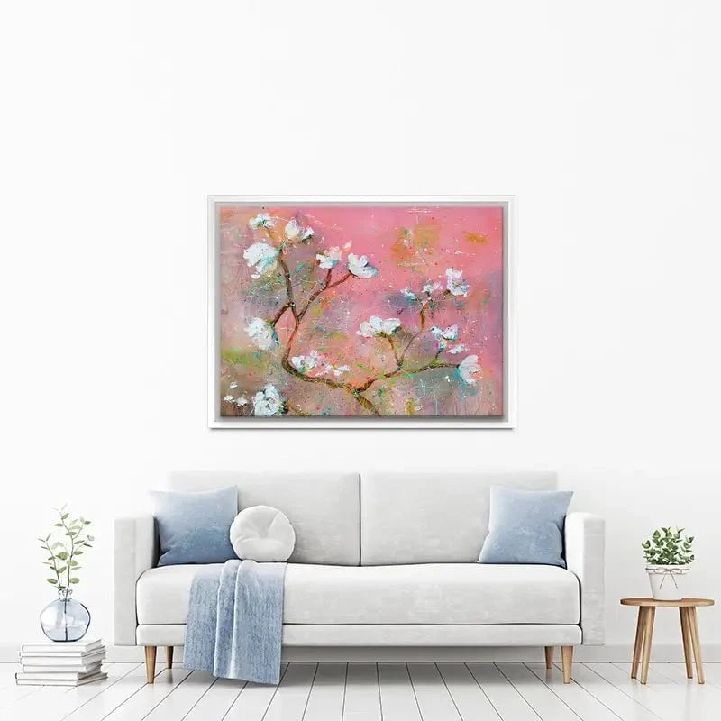 Delicate Pink Blossoms Canvas Print Delicate Pink Blossoms Canvas Print wall art product Studio Paint-Ing