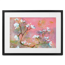 Delicate Pink Blossoms Framed Art Print Delicate Pink Blossoms Framed Art Print wall art product Studio Paint-Ing