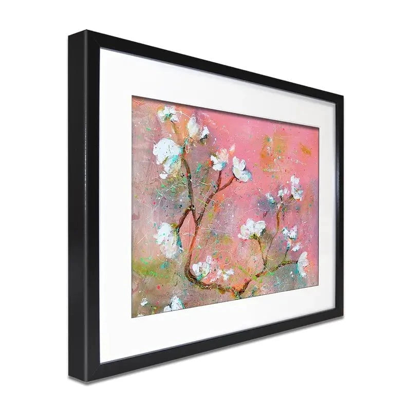 Delicate Pink Blossoms Framed Art Print Delicate Pink Blossoms Framed Art Print wall art product Studio Paint-Ing