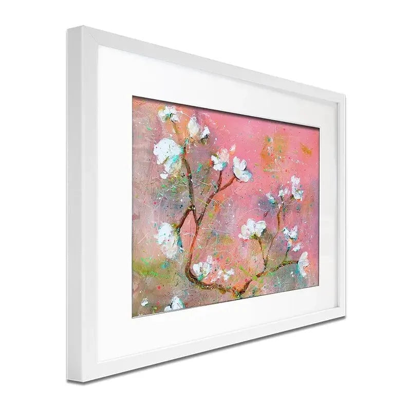 Delicate Pink Blossoms Framed Art Print Delicate Pink Blossoms Framed Art Print wall art product Studio Paint-Ing