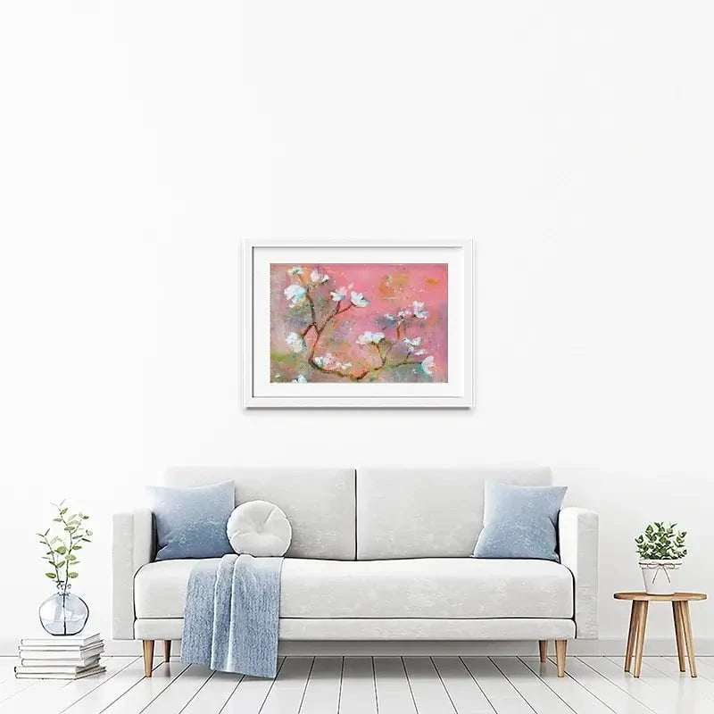 Delicate Pink Blossoms Framed Art Print Delicate Pink Blossoms Framed Art Print wall art product Studio Paint-Ing
