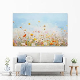Delicate Wildflowers Canvas Print Delicate Wildflowers Canvas Print wall art product Gina Kelly - Independent