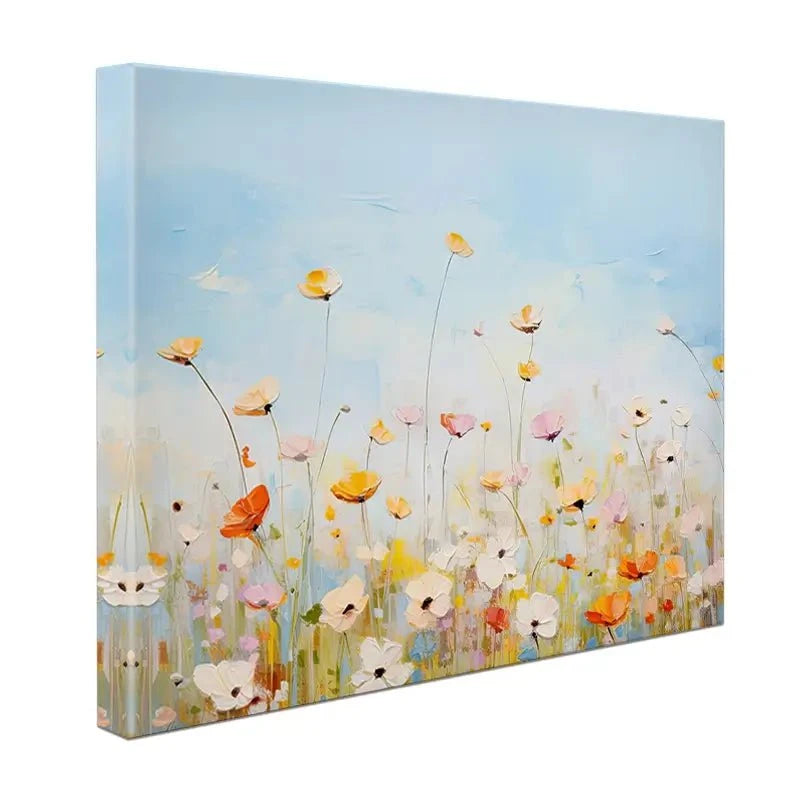Delicate Wildflowers Canvas Print Delicate Wildflowers Canvas Print wall art product Gina Kelly - Independent